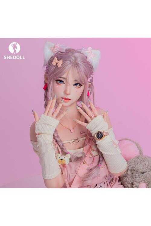 SHEDOLL 江小棠（コウ・ショウタン） 168cm | Dカップ ピンクスター ボディスーツ風 | 甘い/元気 | 減量+発熱ボディ+植毛 | 二次元純欲系ガールフレンド